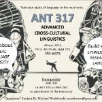 Class Announcement: Advanced Cross-cultural Linguistics